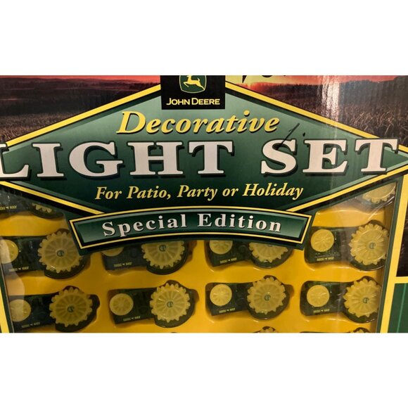 John Deere Special Edition Decorative Light Set For Patio Party Holiday - Picture 2 of 11